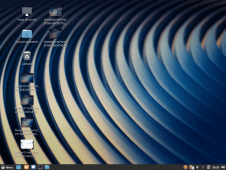 Fedora 30 - Cinnamon - Bureau