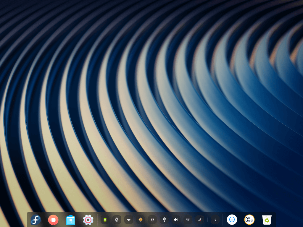 Fedora 30 - Deepin - Bureau