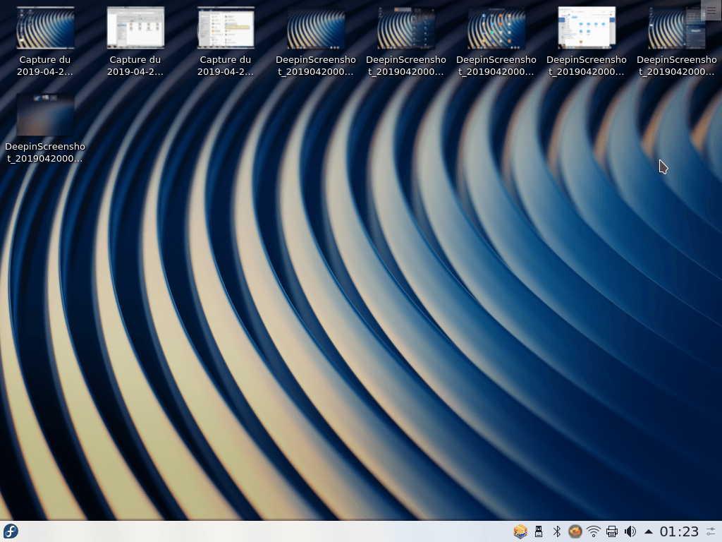 Fedora 30 - KDE - Bureau