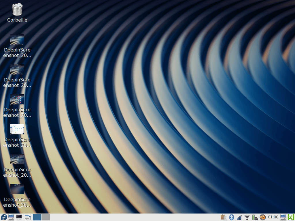 Fedora 30 - LXDE - Bureau