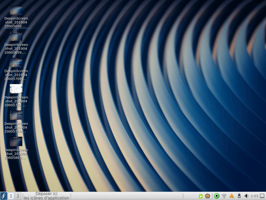 Fedora 30 - LXQt - Bureau