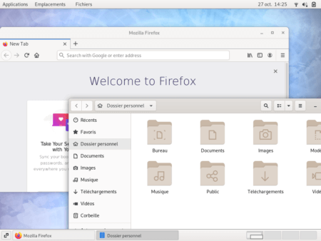 Fedora 31 - GNOME classique - Applications