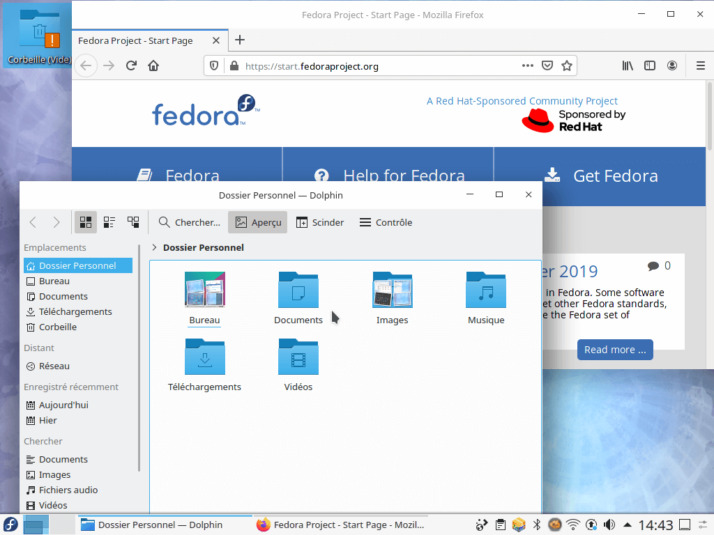 Fedora 31 - KDE - Applications