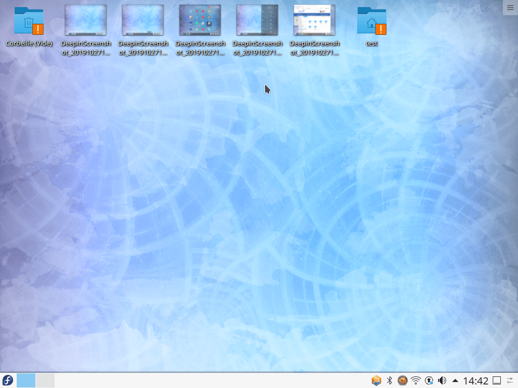 Fedora 31 - KDE - Bureau