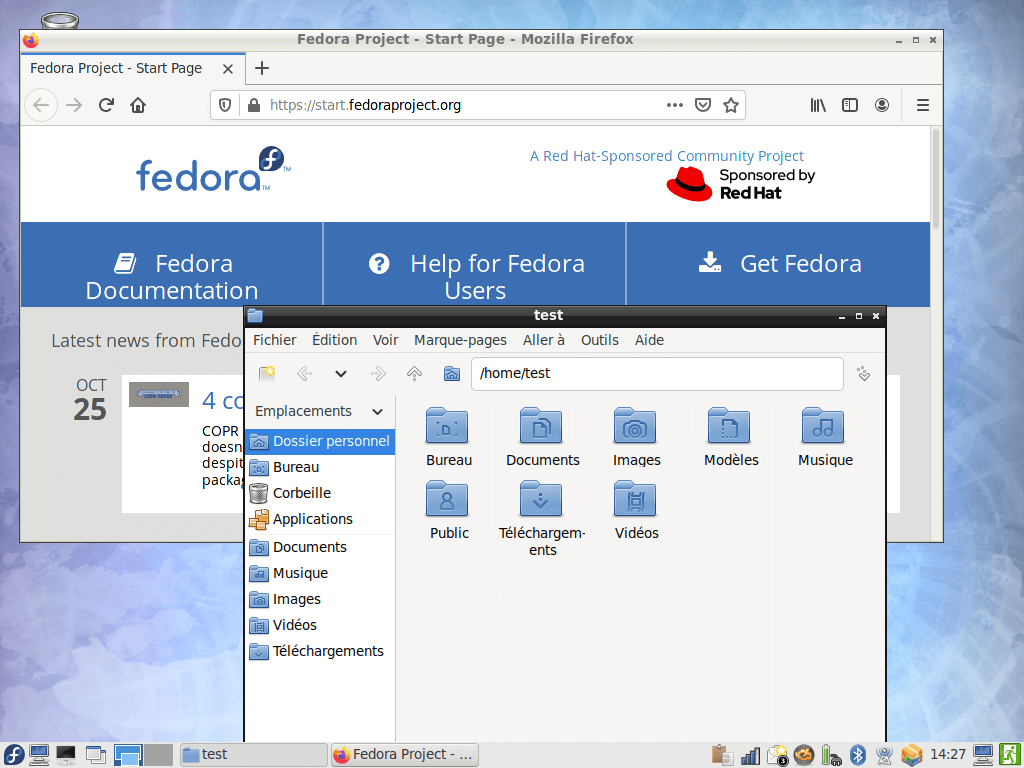 Fedora 31 - LXDE - Applications