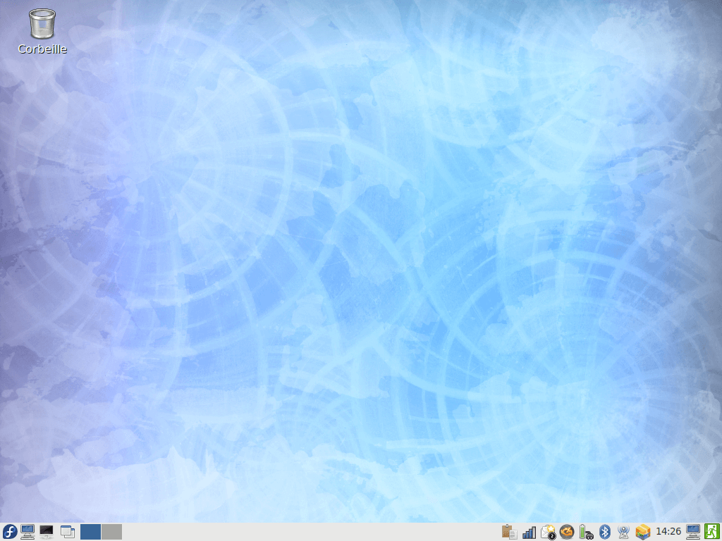 Fedora 31 - LXDE - Bureau