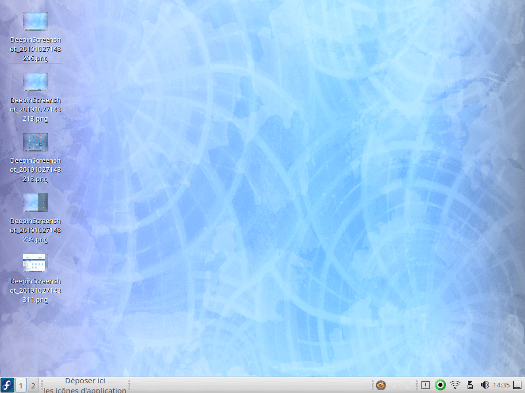 Fedora 31 - LXQt - Bureau