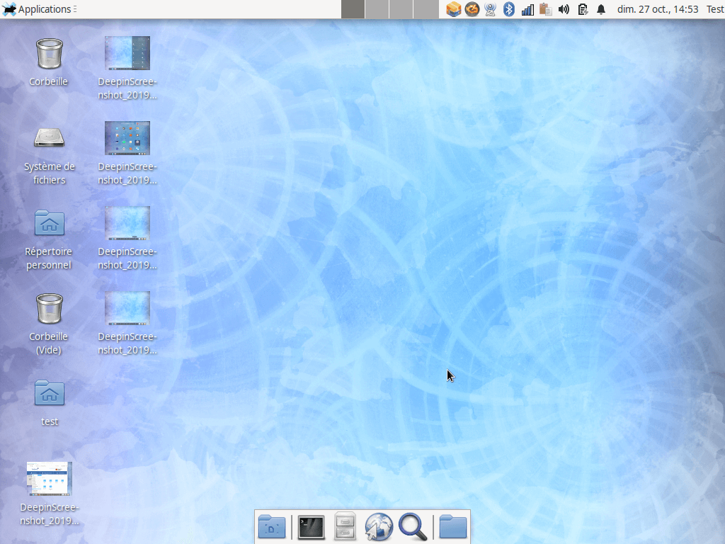 Fedora 31 - XFCE - Bureau