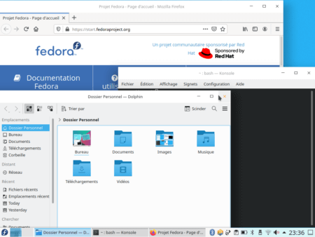 Fedora 32 - KDE - Applications