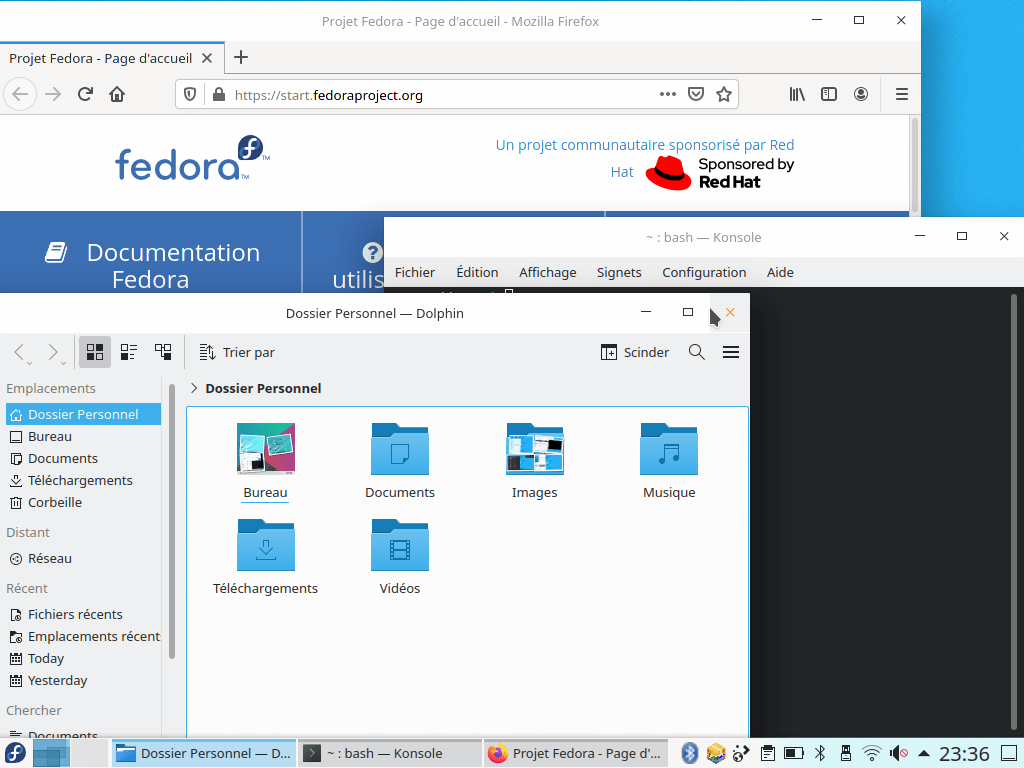 Fedora 32 - KDE - Applications