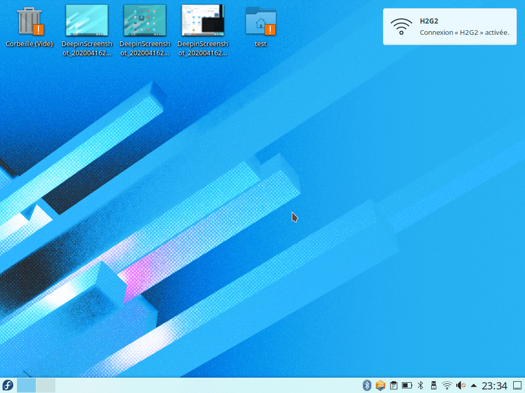 Fedora 32 - KDE - Bureau