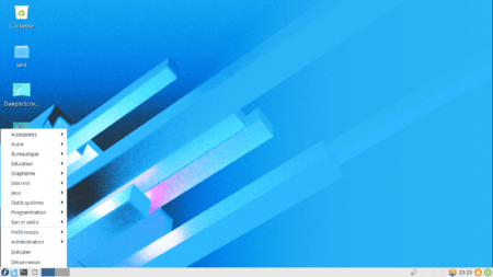 Fedora 32 - LXDE - Bureau