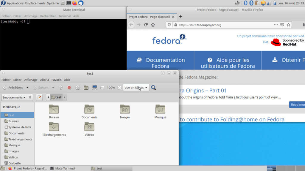 Fedora 32 - MATE - Applications