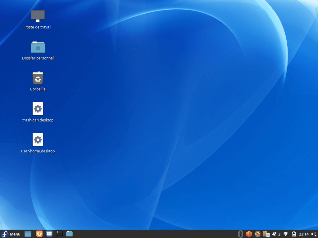 Fedora 33 - Cinnamon - Bureau