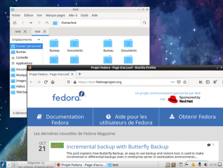 Fedora 33 - LXQt - Applications
