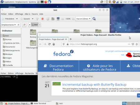 Fedora 33 - MATE - Applications