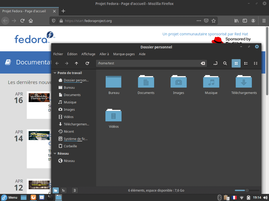 Fedora 34 - Cinnamon - Applications