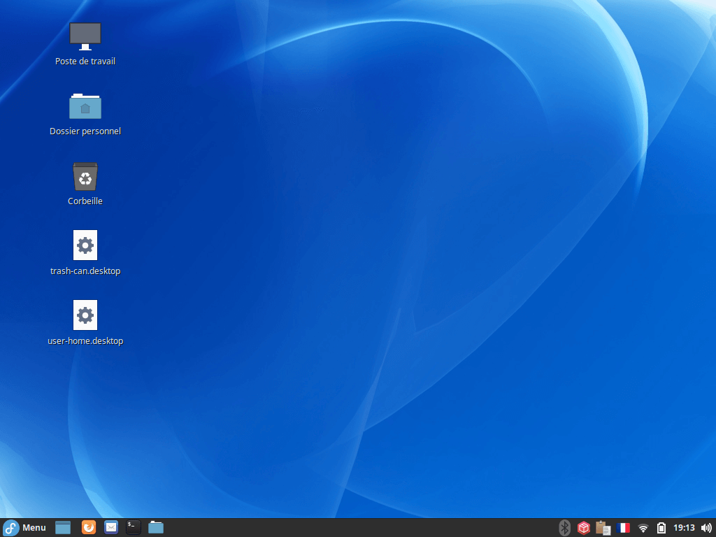 Fedora 34 - Cinnamon - Bureau