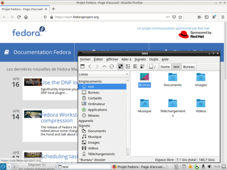Fedora 34 - LXQt - Applications