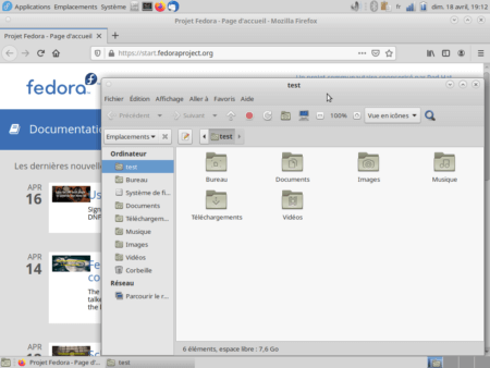 Fedora 34 - MATE - Applications