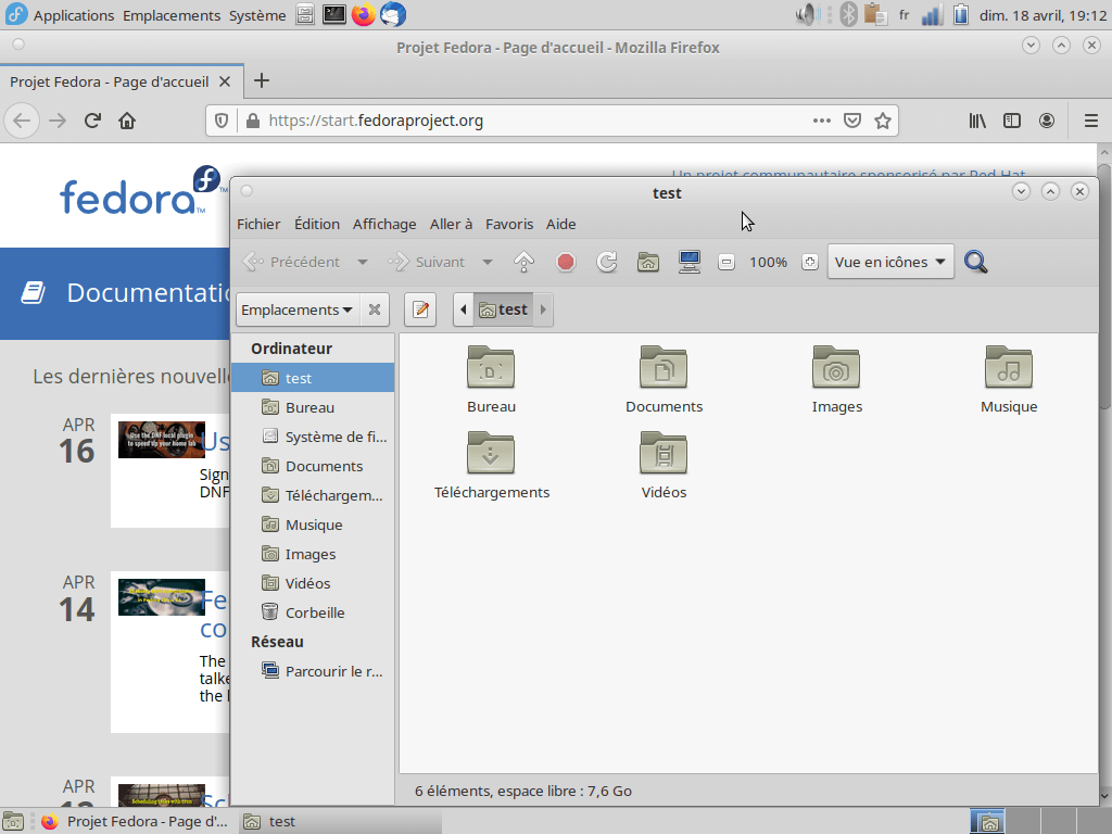 Fedora 34 - MATE - Applications