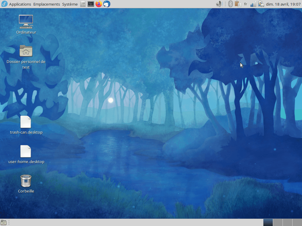 Fedora 34 - MATE - Bureau