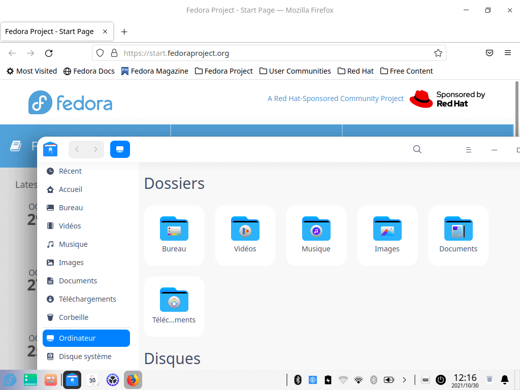Fedora 35 - Deepin - Applications