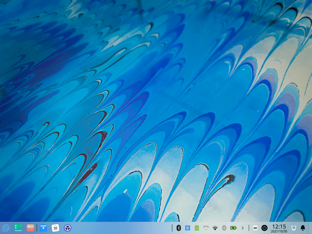Fedora 35 - Deepin - Bureau