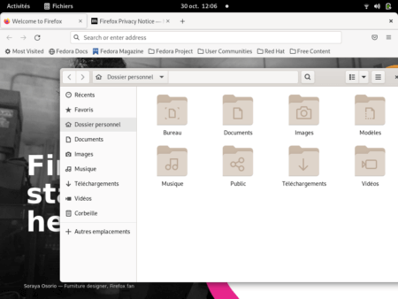 Fedora 35 - GNOME - Applications