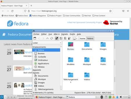 Fedora 35 - LXQt - Applications