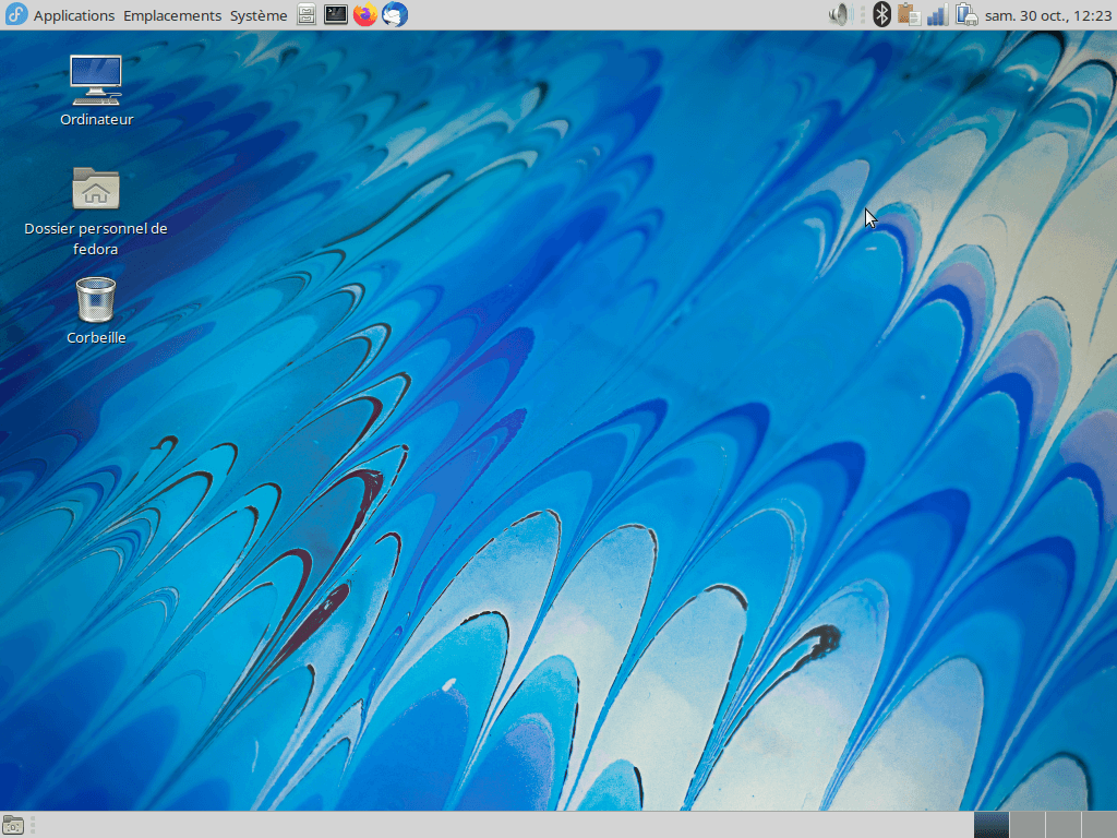 Fedora 35 - MATE - Bureau