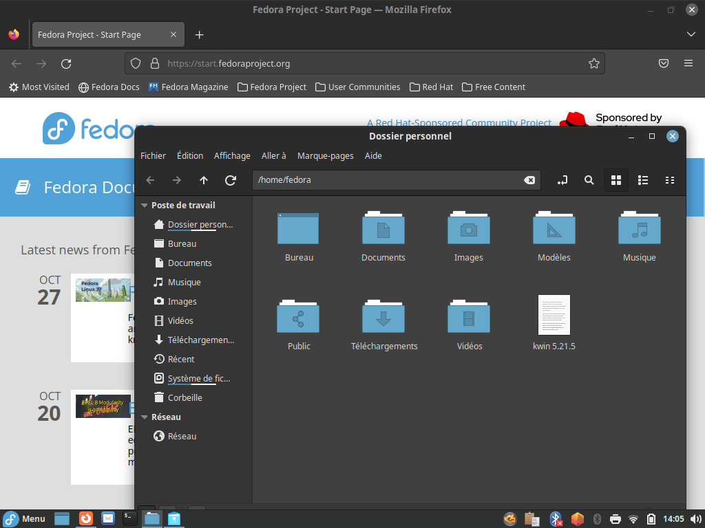 Fedora 37 - Cinnamon - Applications