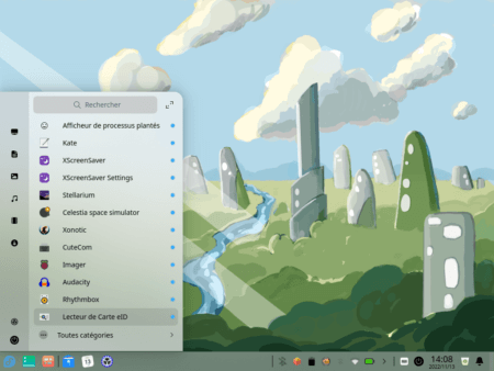 Fedora 37 - Deepin-Menu