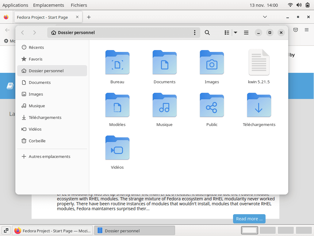 GNOME classique - Applications
