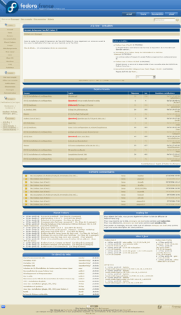 Page d'accueil de Fedora-France v3