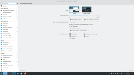 Fedora 38 KDE Plasma - Centre de configuration