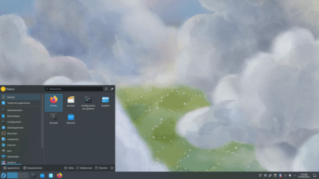 Fedora 38 KDE Plasma - Menu