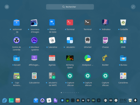 Fedora Linux 39 Deepin - Liste applications