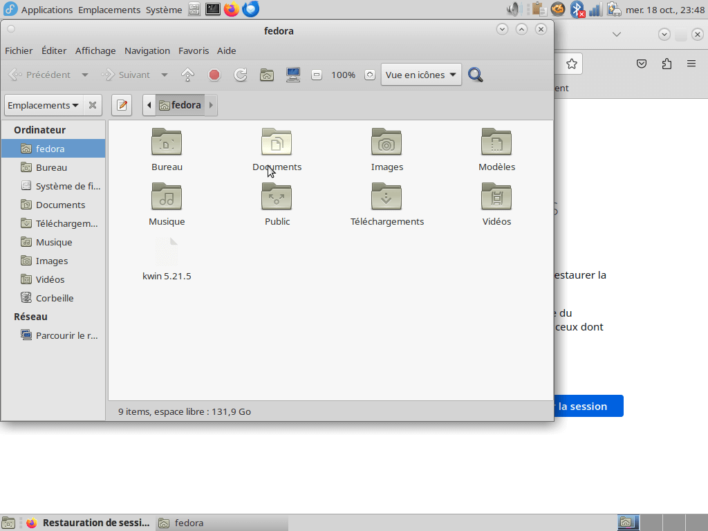 Fedora Linux 39 MATE - Applications