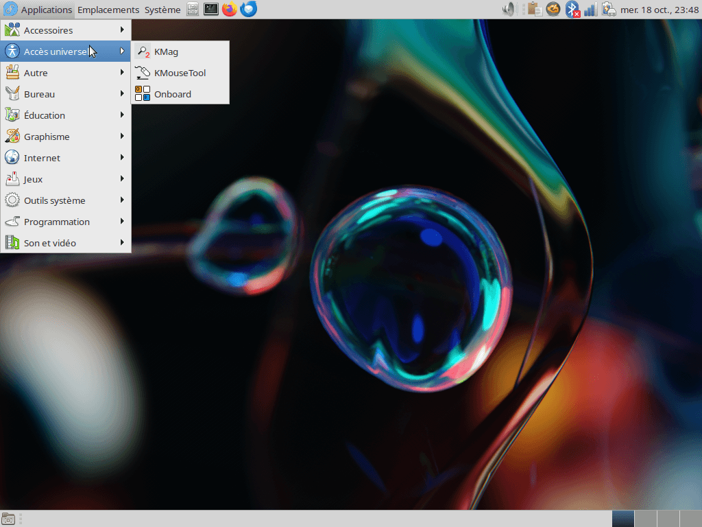 Fedora Linux 39 MATE - Menu