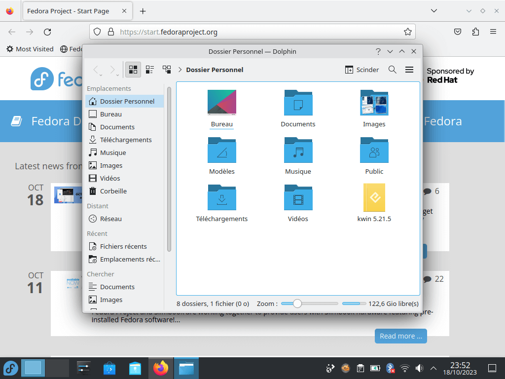 Fedora Linux 39 Plasma - Applications