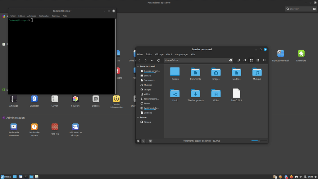 Fedora Linux 40 Cinnamon - Applications