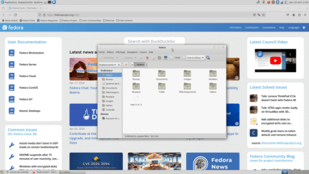 Fedora Linux 40 MATE - Applications