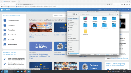 Fedora Linux 40 Plasma - Applications