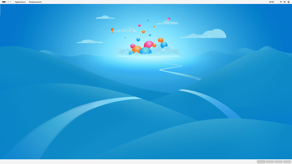 Fedora Linux 41 GNOME Classic - Bureau