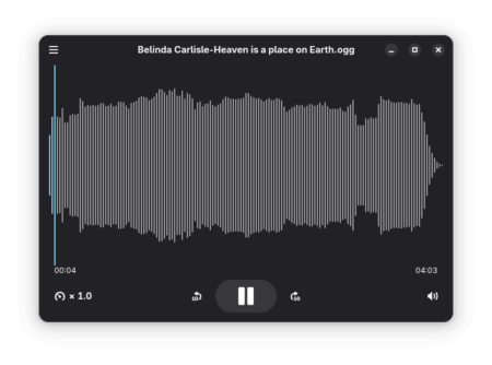 Fedora Linux 42 - GNOME - Decibels