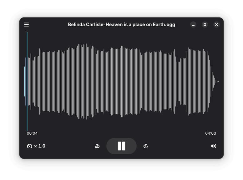 Fedora Linux 42 - GNOME - Decibels