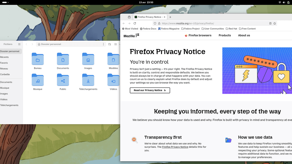 Fedora Linux 42 - GNOME - Applications