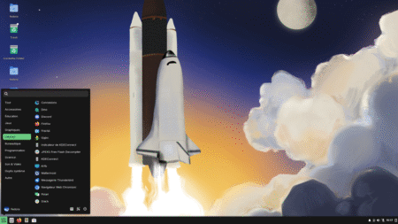 Fedora Linux 43 Budgie - Menu