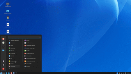Fedora Linux 43 Cinnamon - Menu